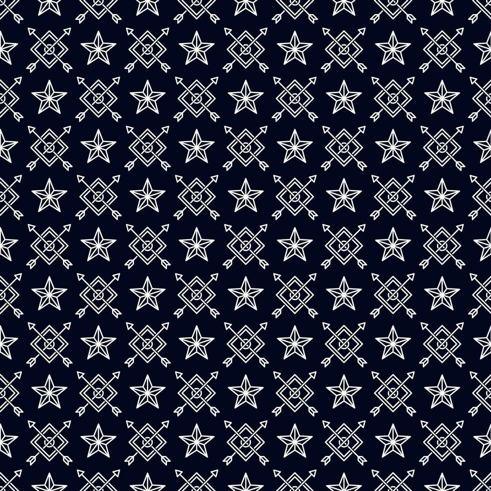 a navy and white star pattern with a star in the center vector