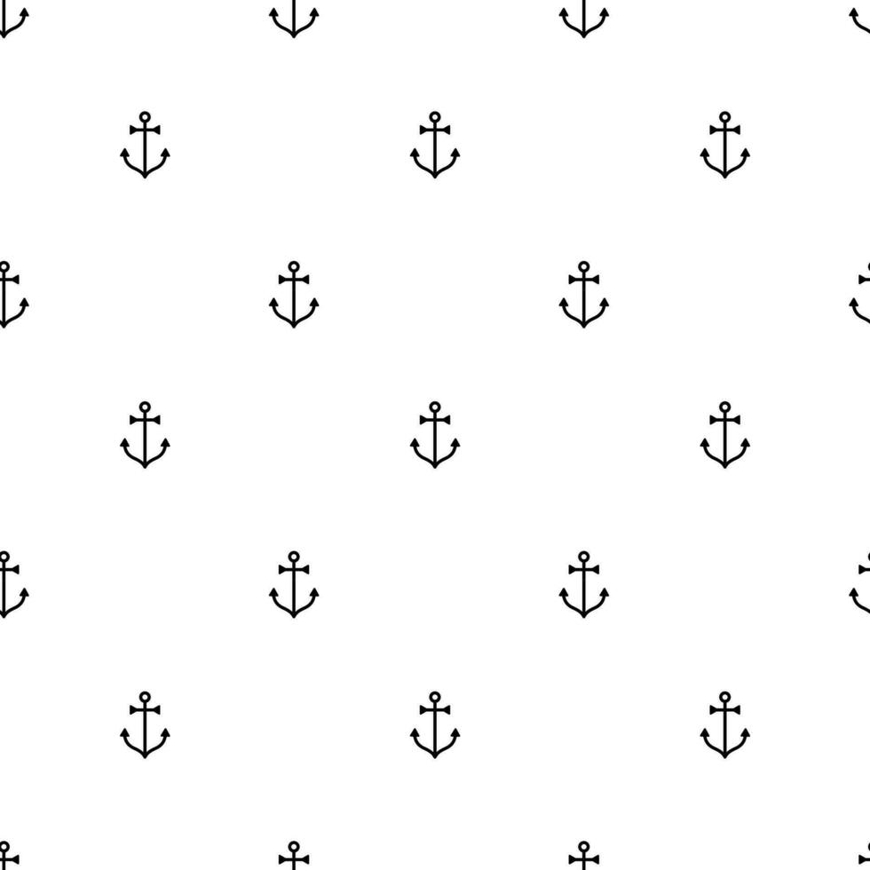 Seamless vector pattern with anchors