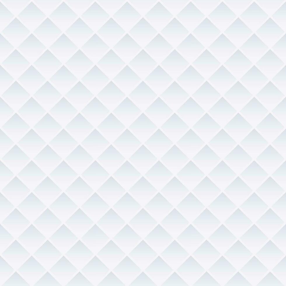 white geometric pattern background with squares vector