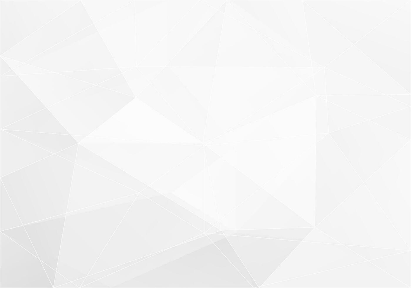 white abstract background with triangles vector