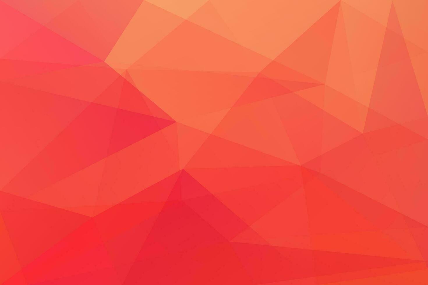 abstract red and orange polygonal background vector