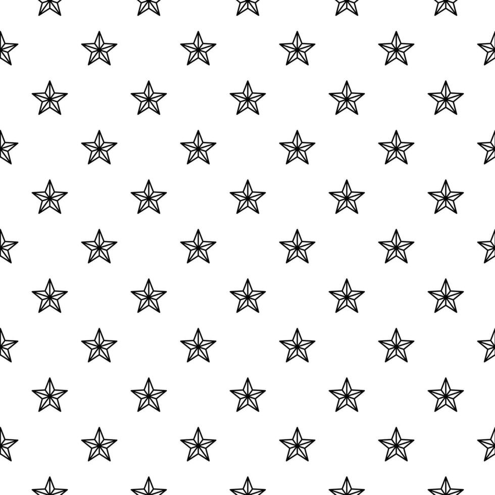 a seamless pattern with stars on a white background vector