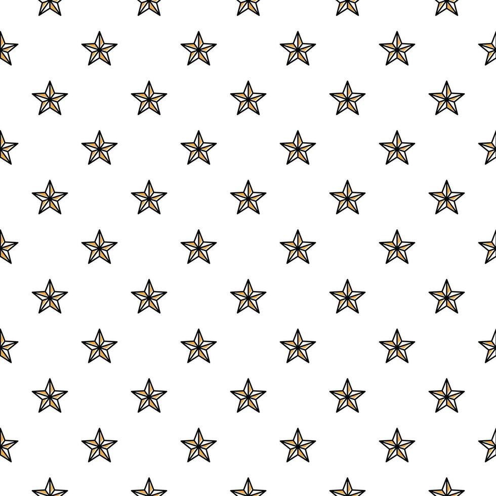 a seamless pattern with stars on a white background vector