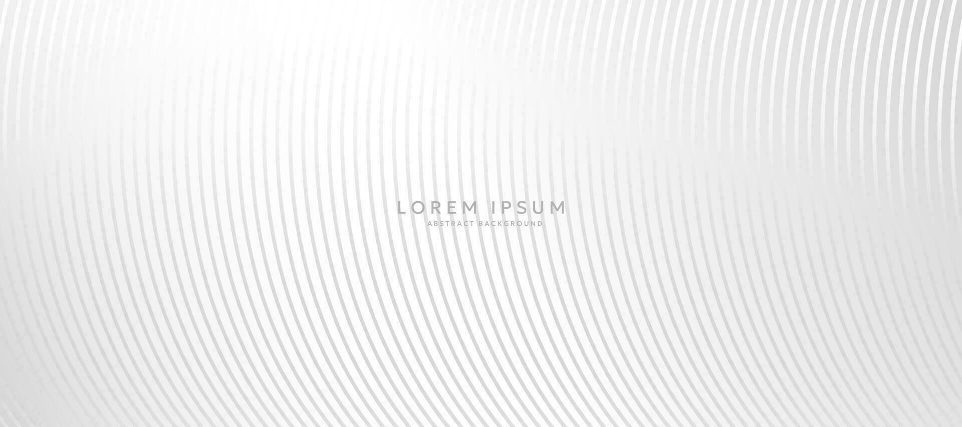 White curve abstract background vector illustration. curved banner background