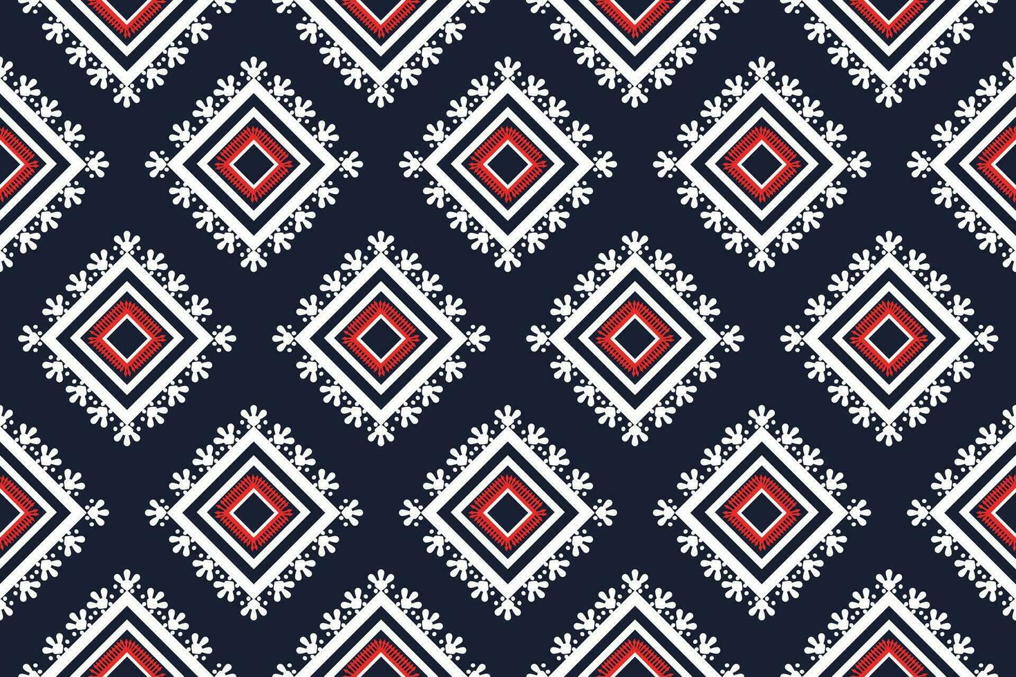 Ethnic geometric pattern, seamless design for background or wallpaper. vector