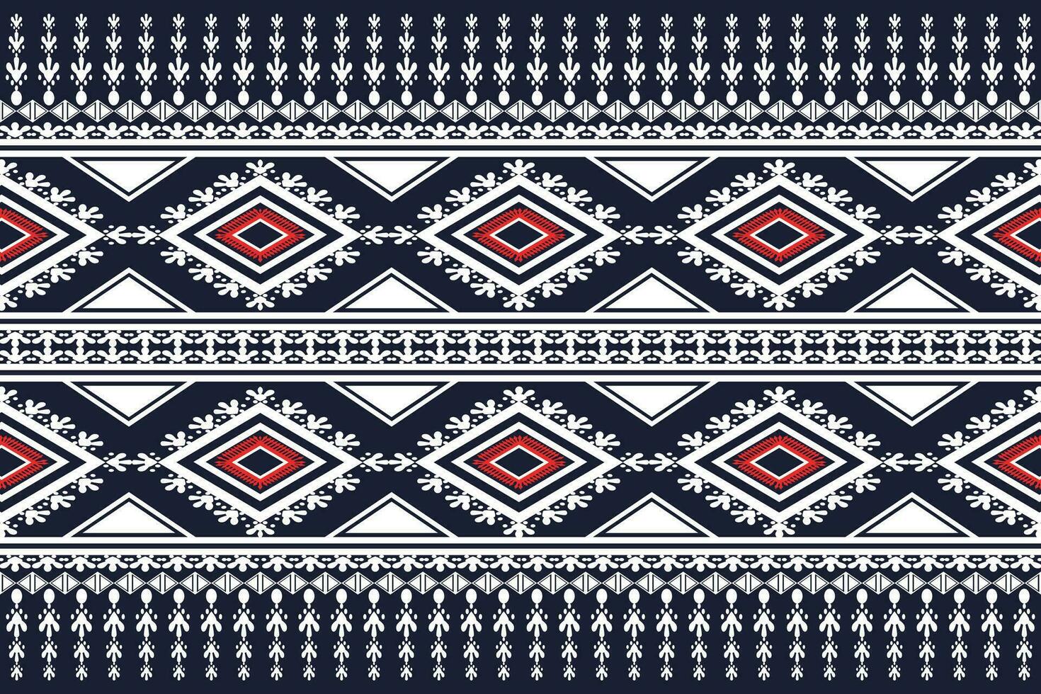 Ethnic geometric pattern, seamless design for background or wallpaper. vector