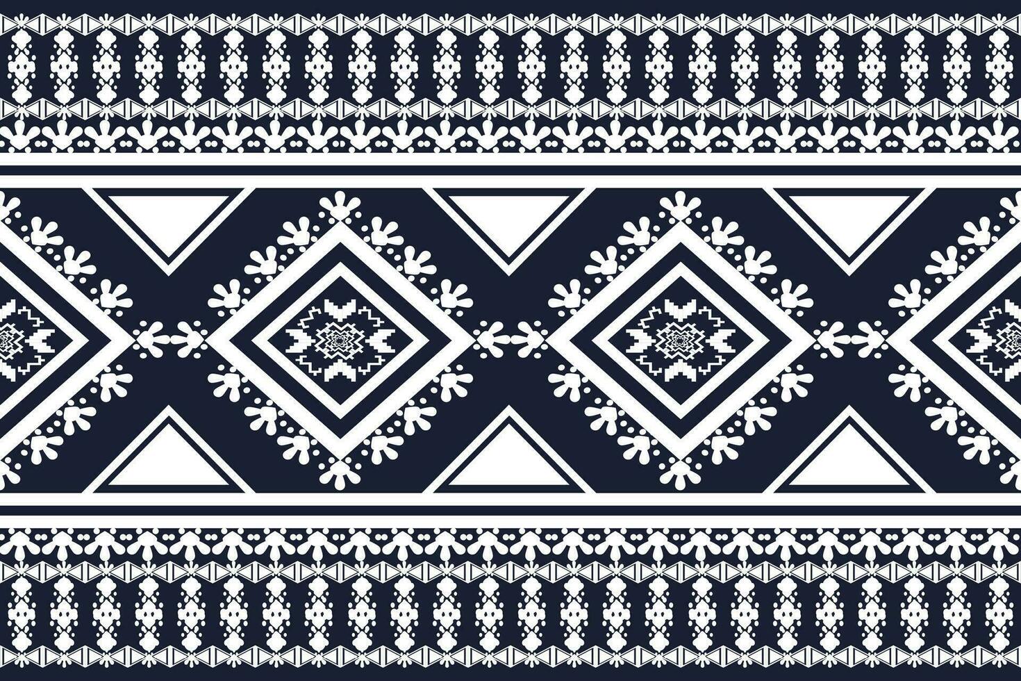 Ethnic geometric pattern, seamless design for background or wallpaper. vector