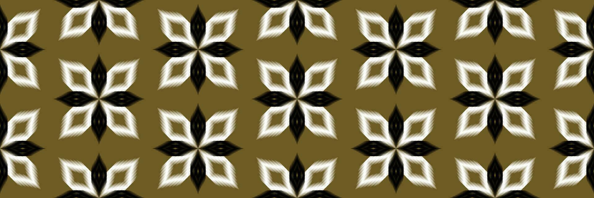 Seamless pattern, traditional ethnic pattern on brown background, Aztec abstract vector pattern
