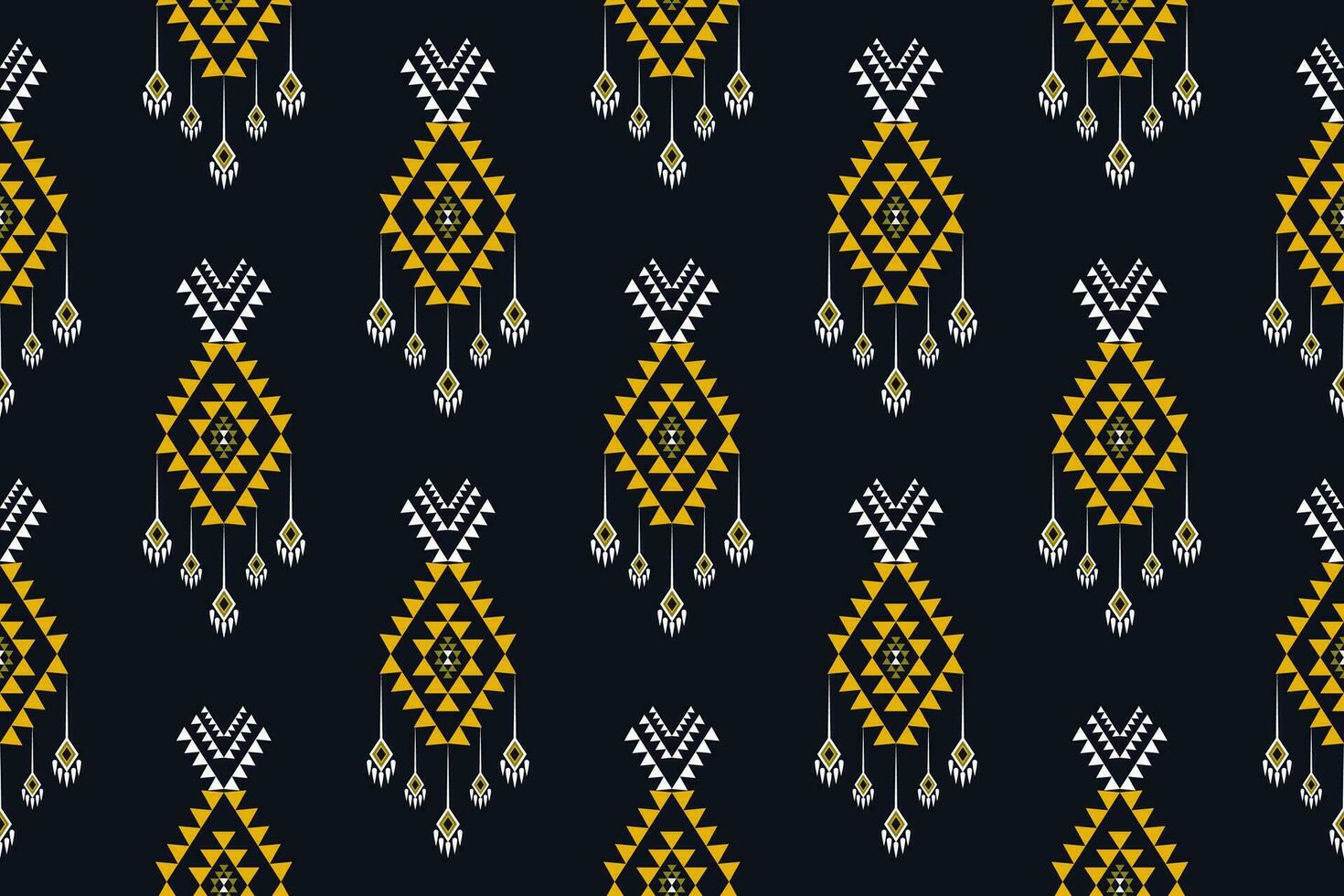 Pattern design for wallpaper and clothes. tribal ornaments seamless african pattern Ethnic rug with chevron Aztec style. Geometric mosaic on majolica tiles. Antique interior. Asian rug. Geo print on vector