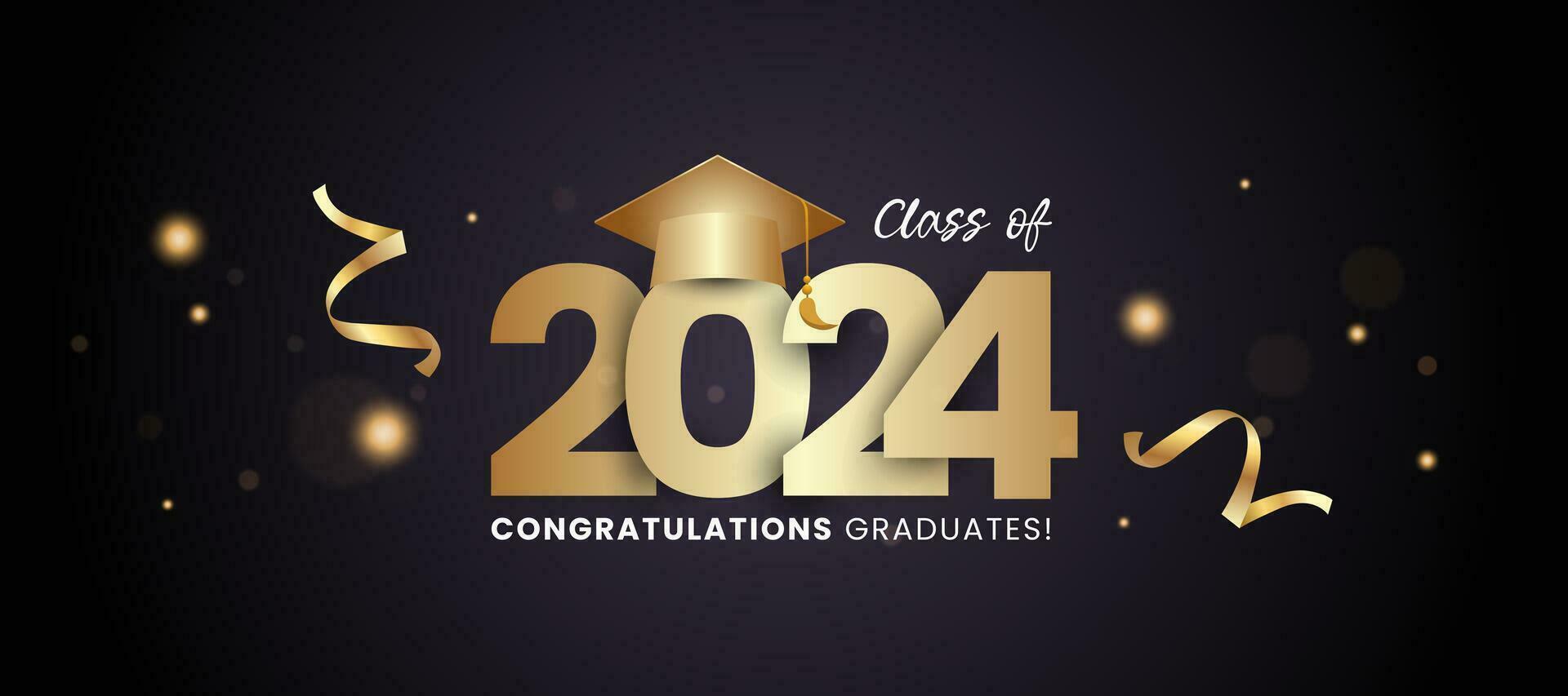 Congratulations on your graduation from school. Class of 2024. Congrats