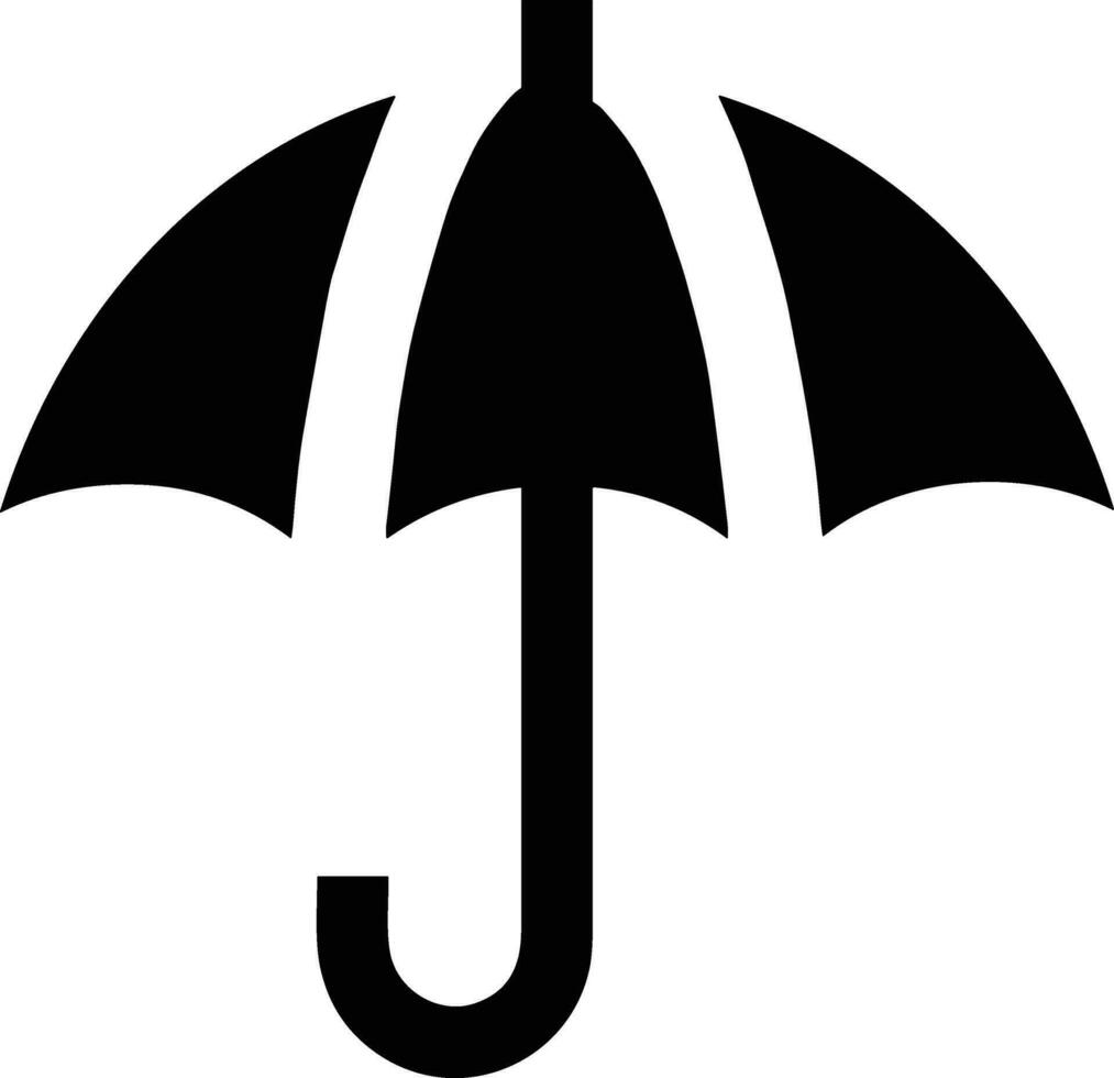 Umbrella protection icon symbol vector image. Illustration of the safety protect umbrella security design image