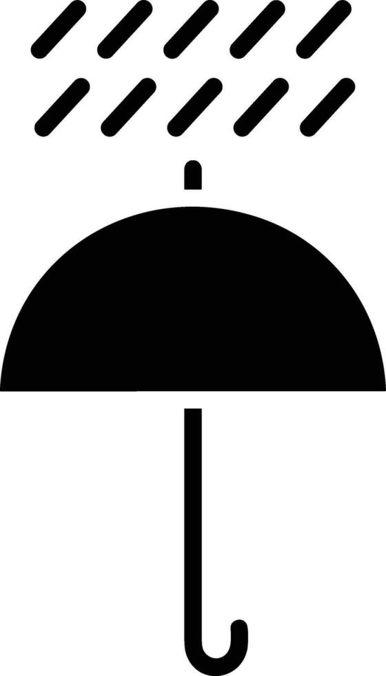 Umbrella protection icon symbol vector image. Illustration of the safety protect umbrella security design image