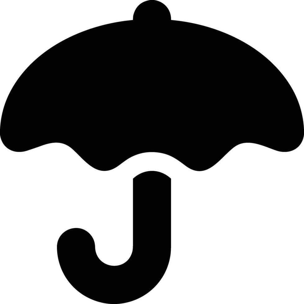 Umbrella protection icon symbol vector image. Illustration of the safety protect umbrella security design image