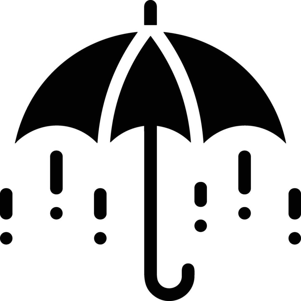 Umbrella protection icon symbol vector image. Illustration of the safety protect umbrella security design image