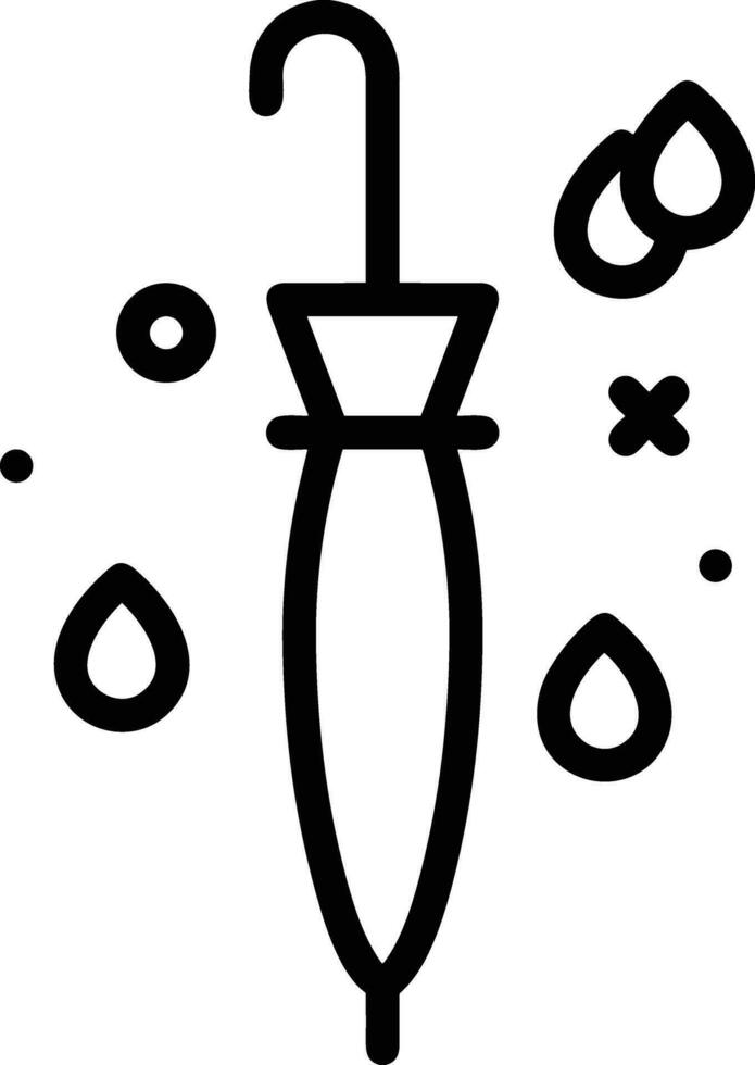 Umbrella protection icon symbol vector image. Illustration of the safety protect umbrella security design image