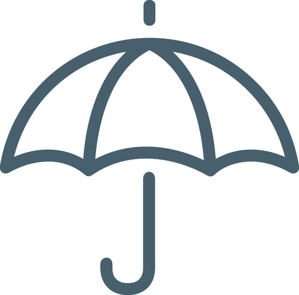 Umbrella protection icon symbol vector image. Illustration of the safety protect umbrella security design image