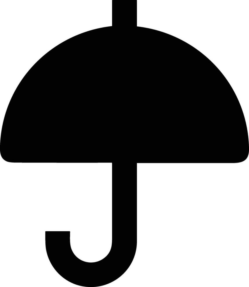 Umbrella protection icon symbol vector image. Illustration of the safety protect umbrella security design image