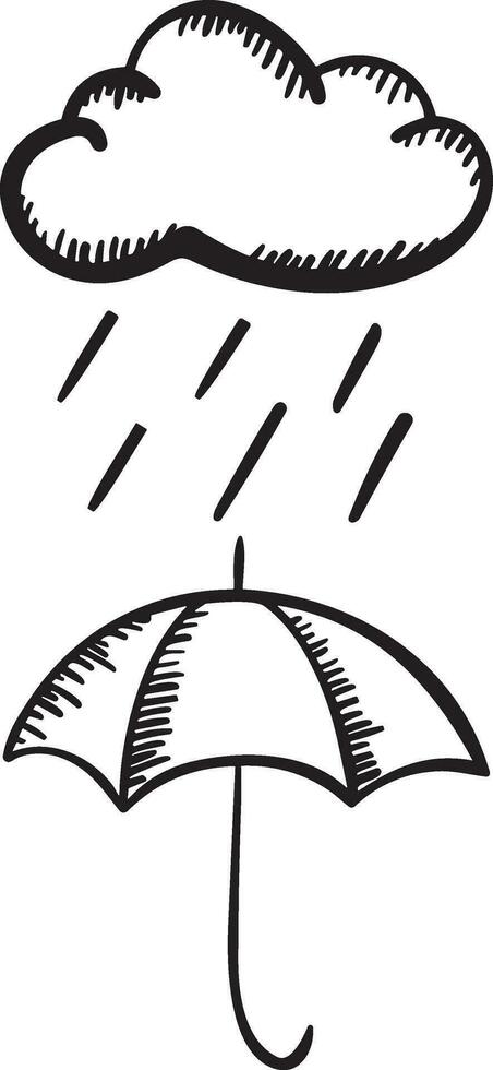 Umbrella protection icon symbol vector image. Illustration of the safety protect umbrella security design image