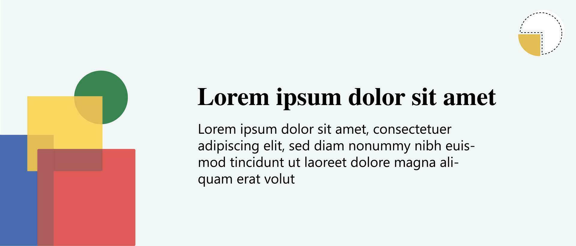 Web shapes banner vector