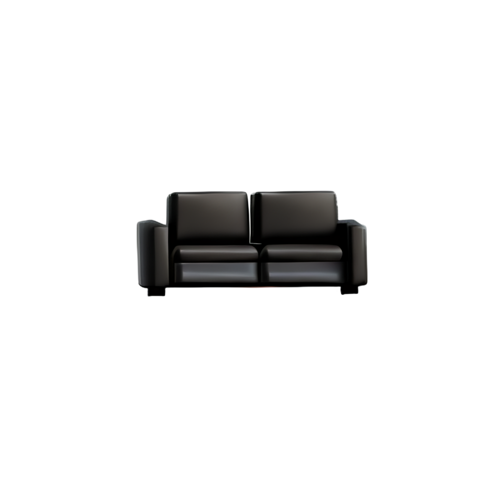 Sofa 3d Rendern Symbol Illustration png