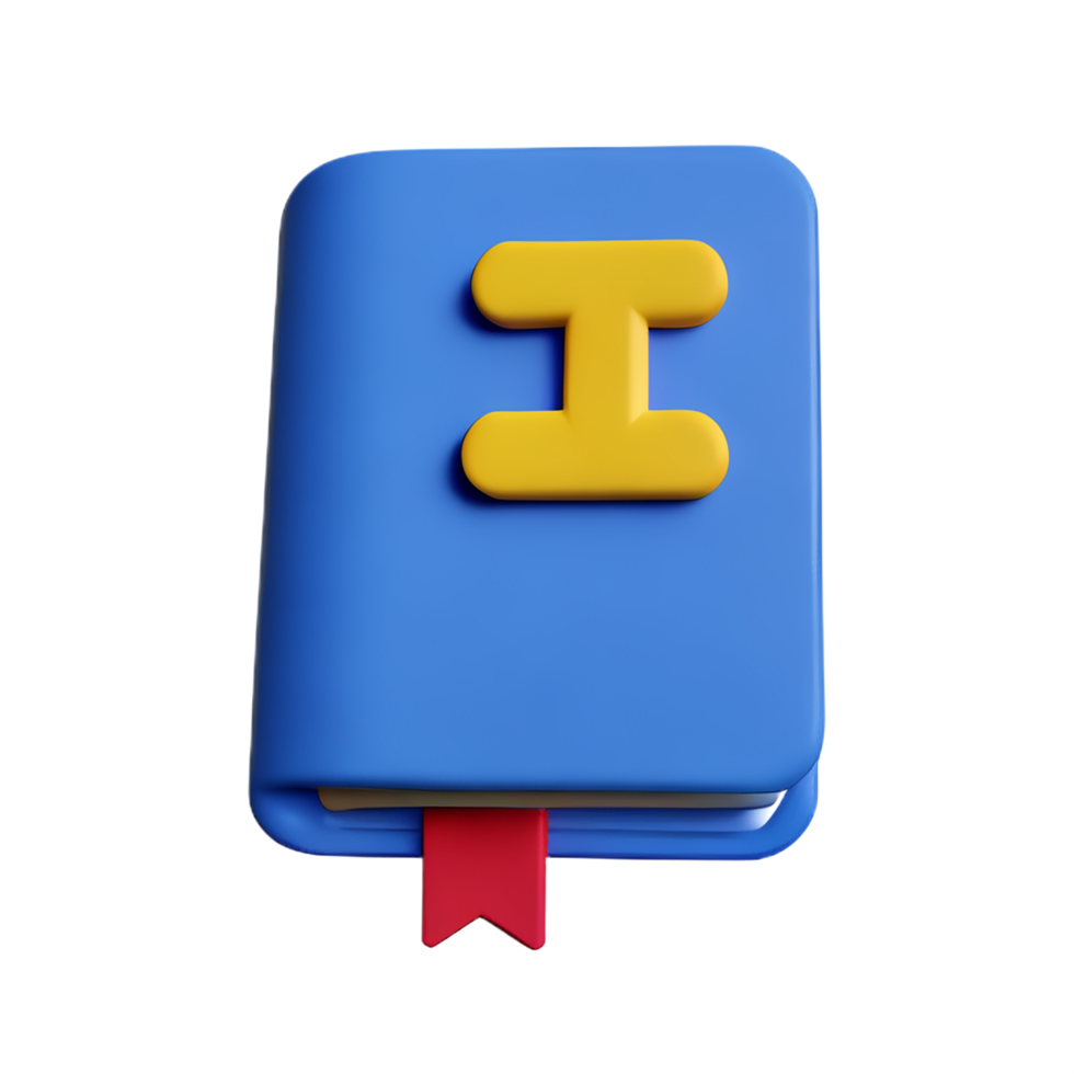 bible 3d rendering icon illustration png