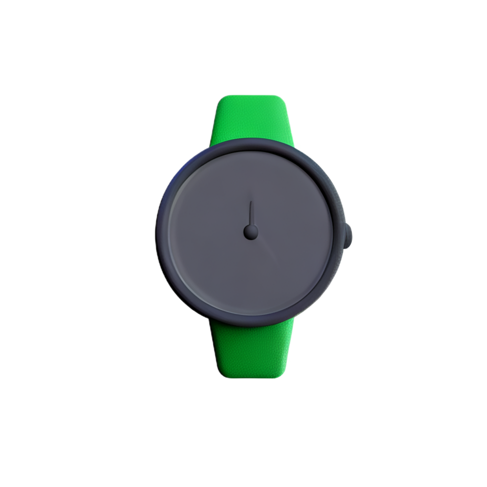 watch 3d rendering icon illustration png