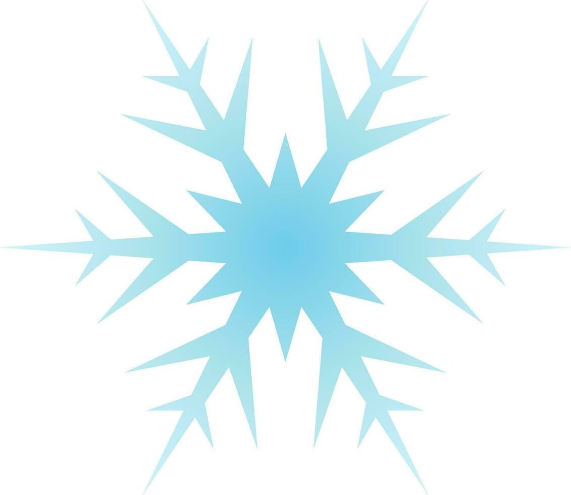 Snowflake icon vector in the cold season. Snowflake design as an icon, symbol, winter or Christmas decoration. Snowflake icon graphic resource for cold season celebration design