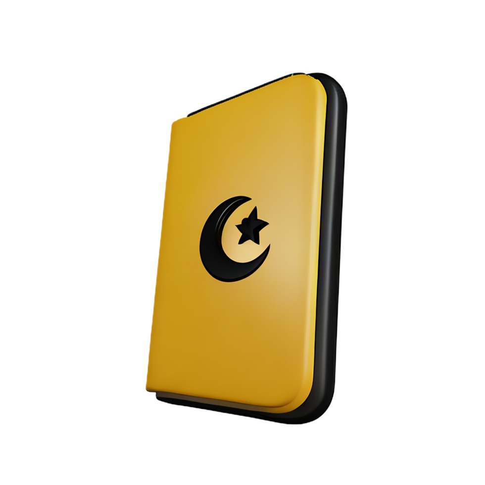 quran 3d rendering icon illustration png