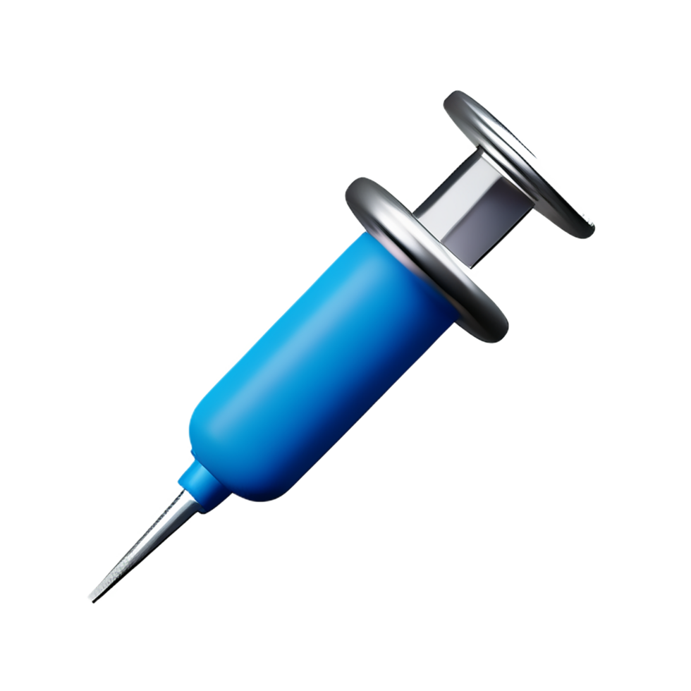 syringe 3d medical and healthcare icon png