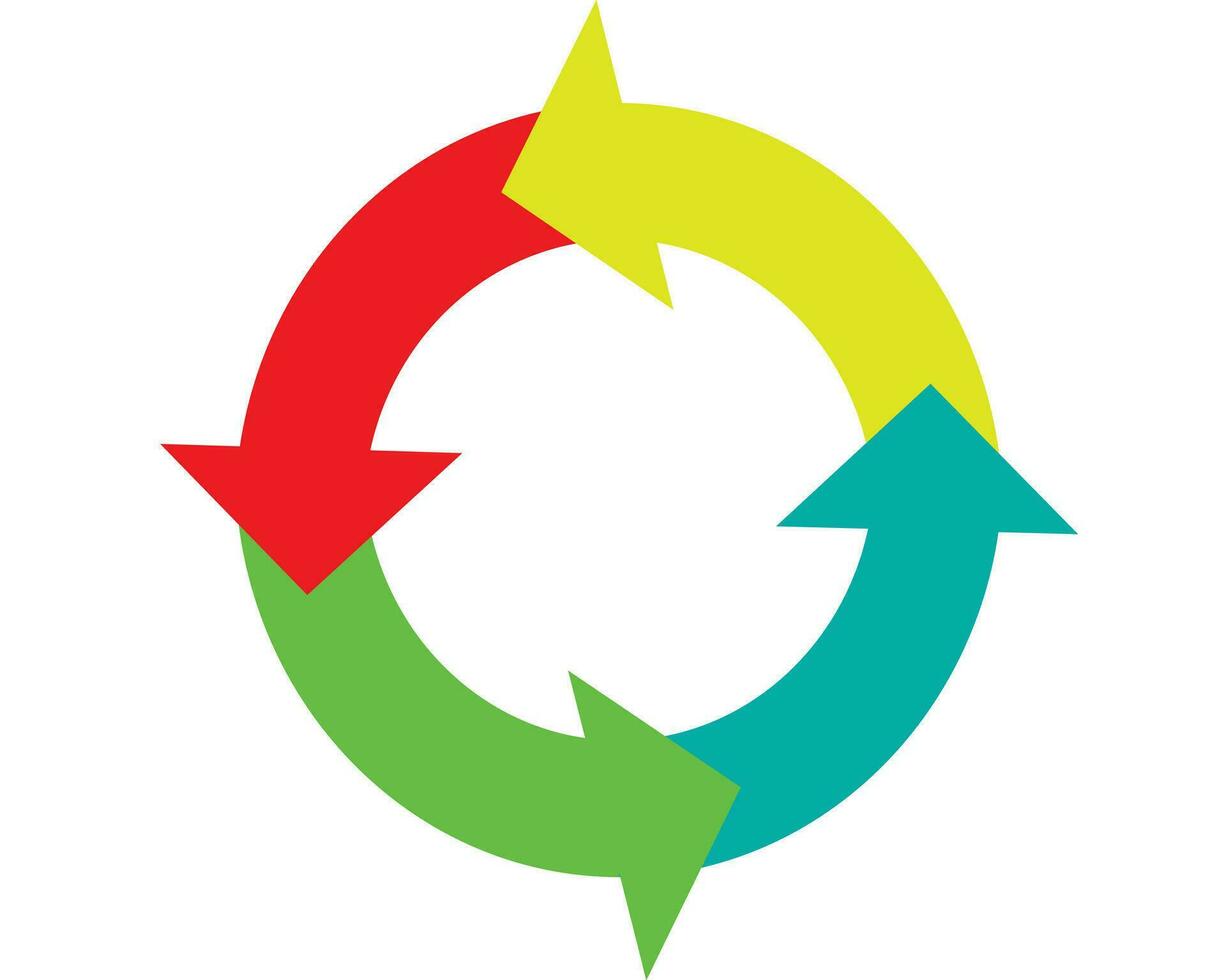 Round Vector Arrow Circle set