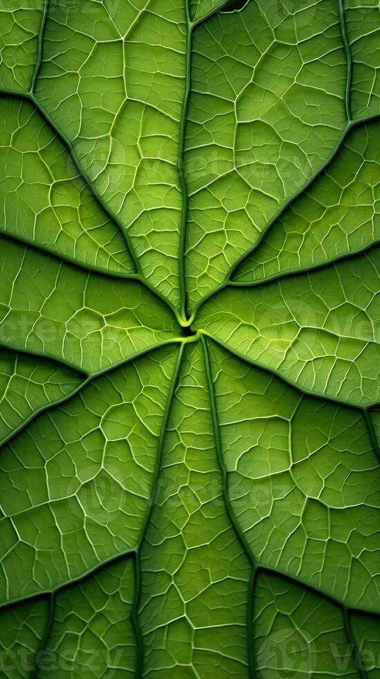 A micro green leaf background photo