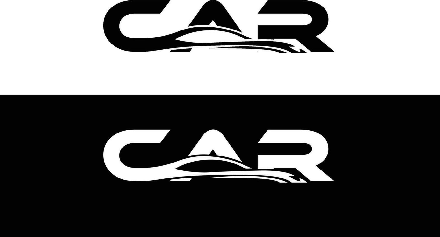 coche logo diseño con texto y moderno concepto gratis vector