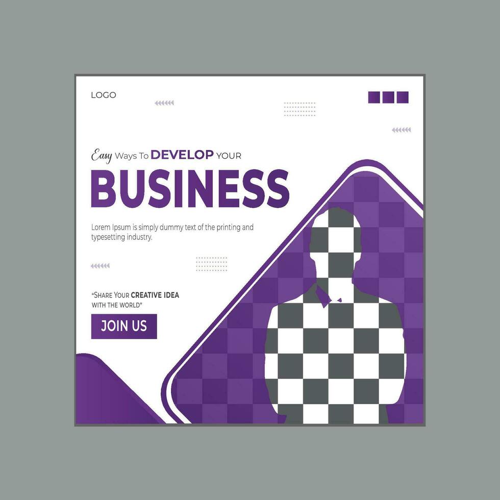 CORPORATE SOCIAL MEDIA POST DESIGN vector