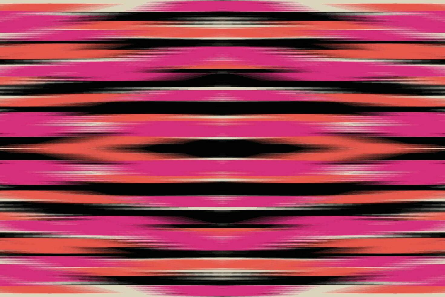 Uzbek ikat pattern and fabric in Uzbekistan. Abstract background for wallpaper, textile, cloth, fashion, table cloth vector