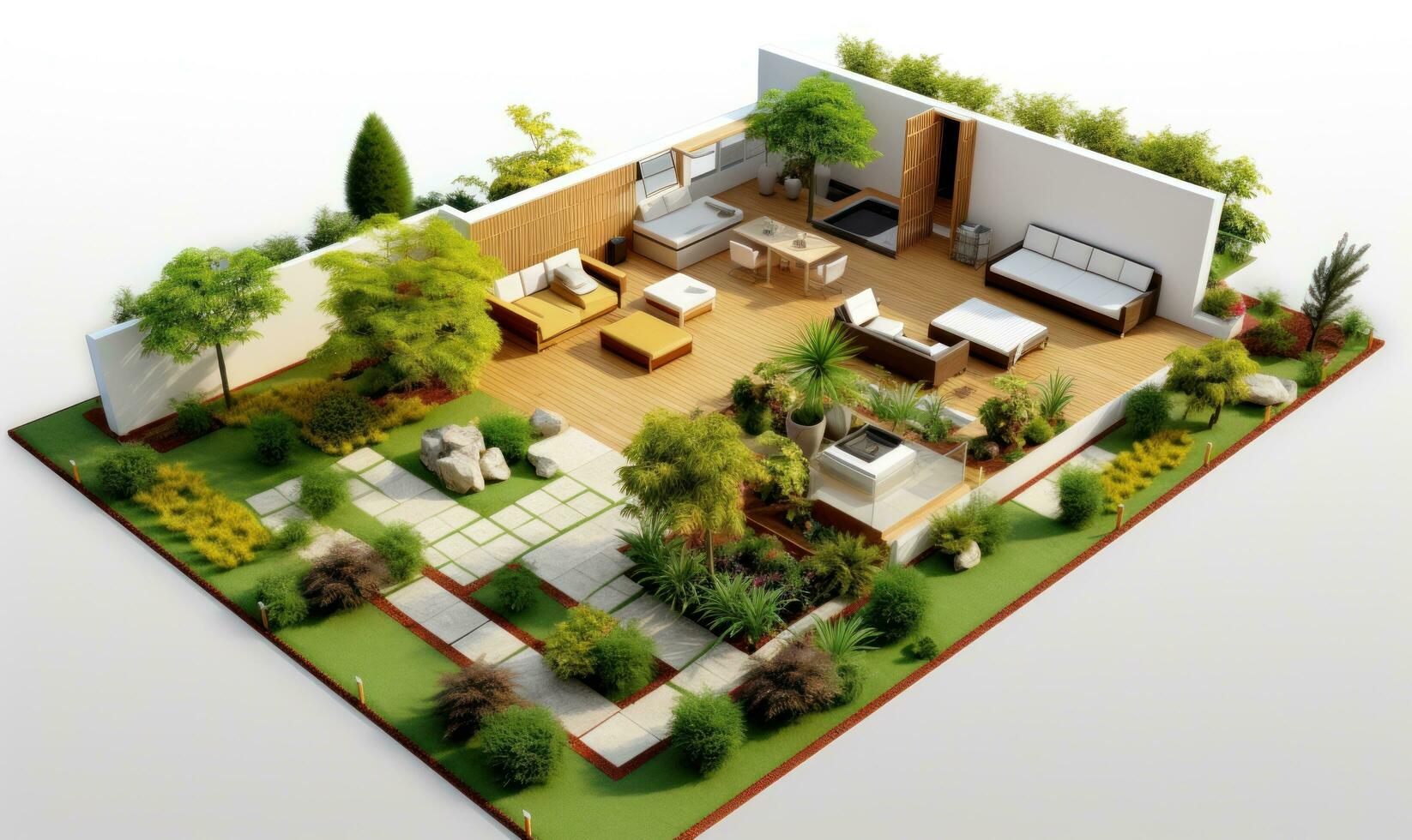 3d garden landscape planner templates, garden layout plan photo