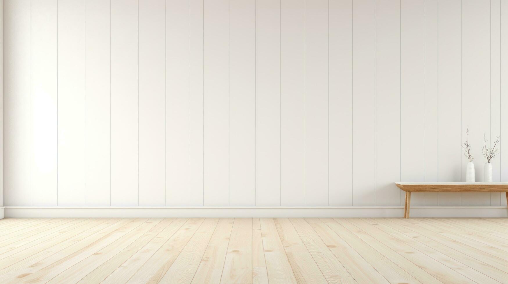 Empty room template photo