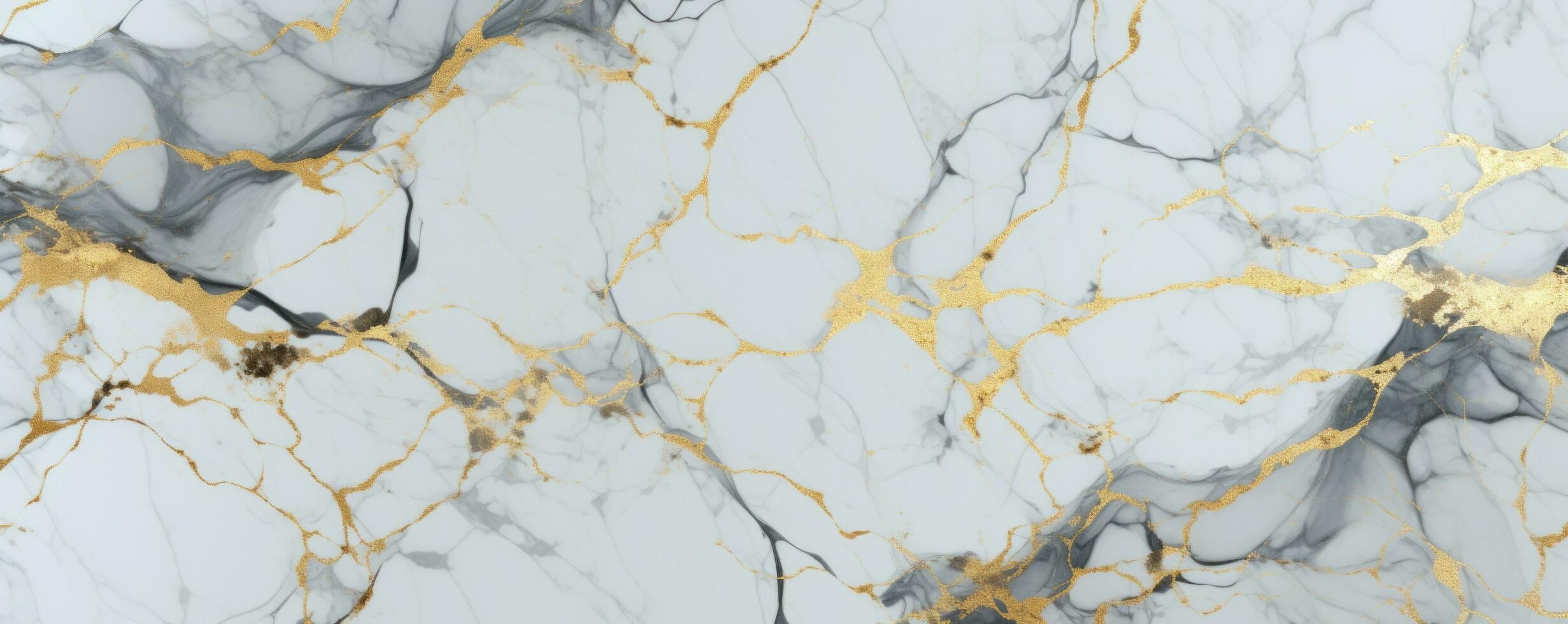 White and gold marble background photo