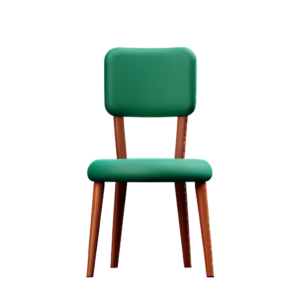 chair 3d rendering icon illustration png