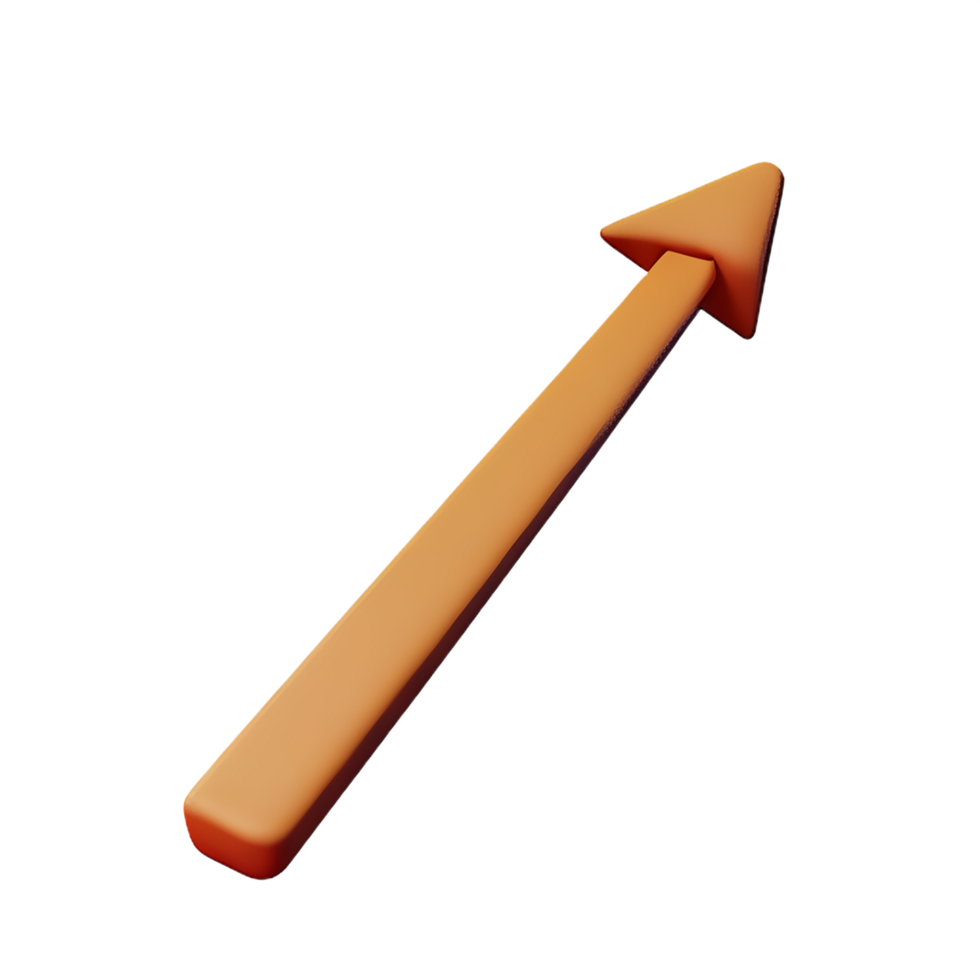 arrow 3d illustration icon png