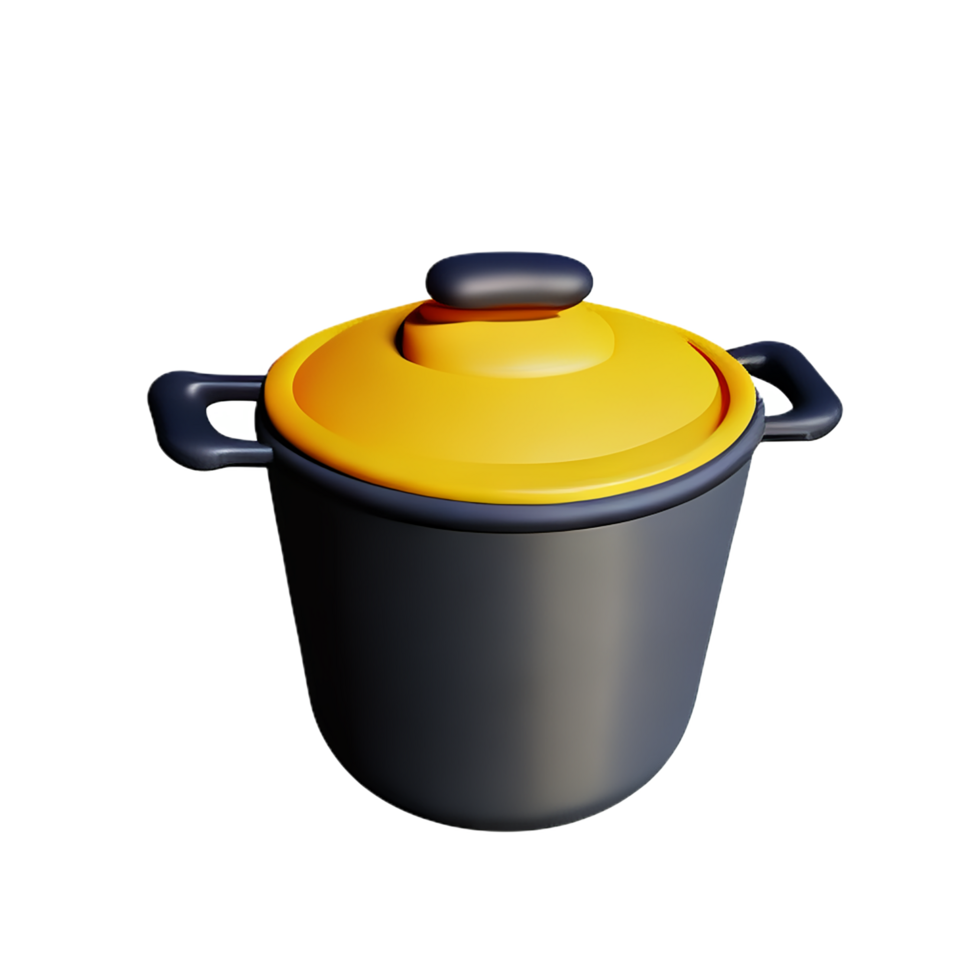 cooking 3d rendering icon illustration png