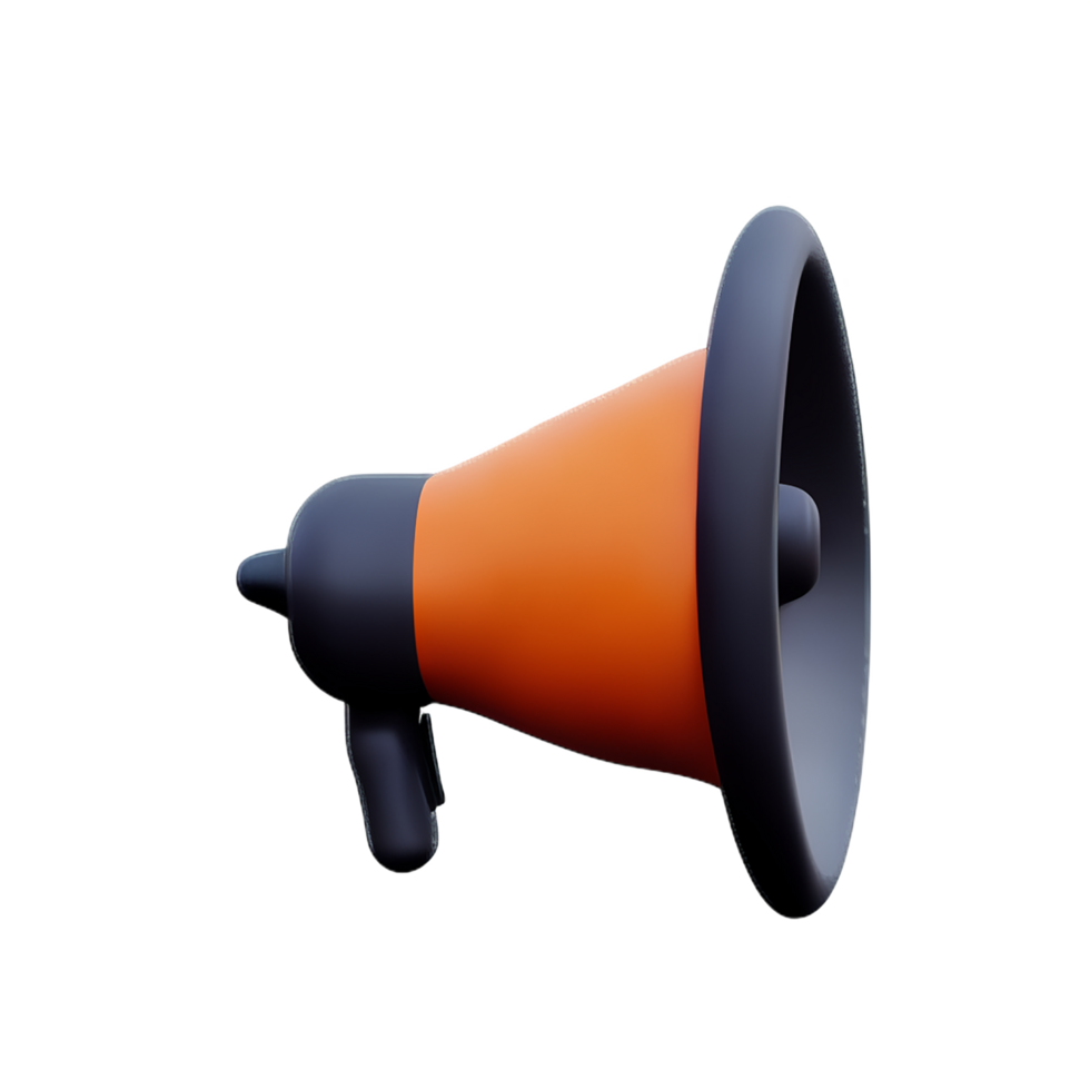 speaker 3d rendering icon illustration png
