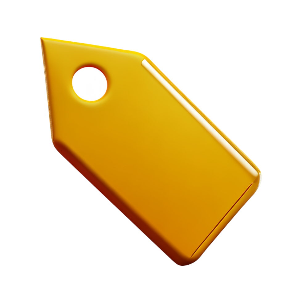 price tag 3d rendering icon illustration png