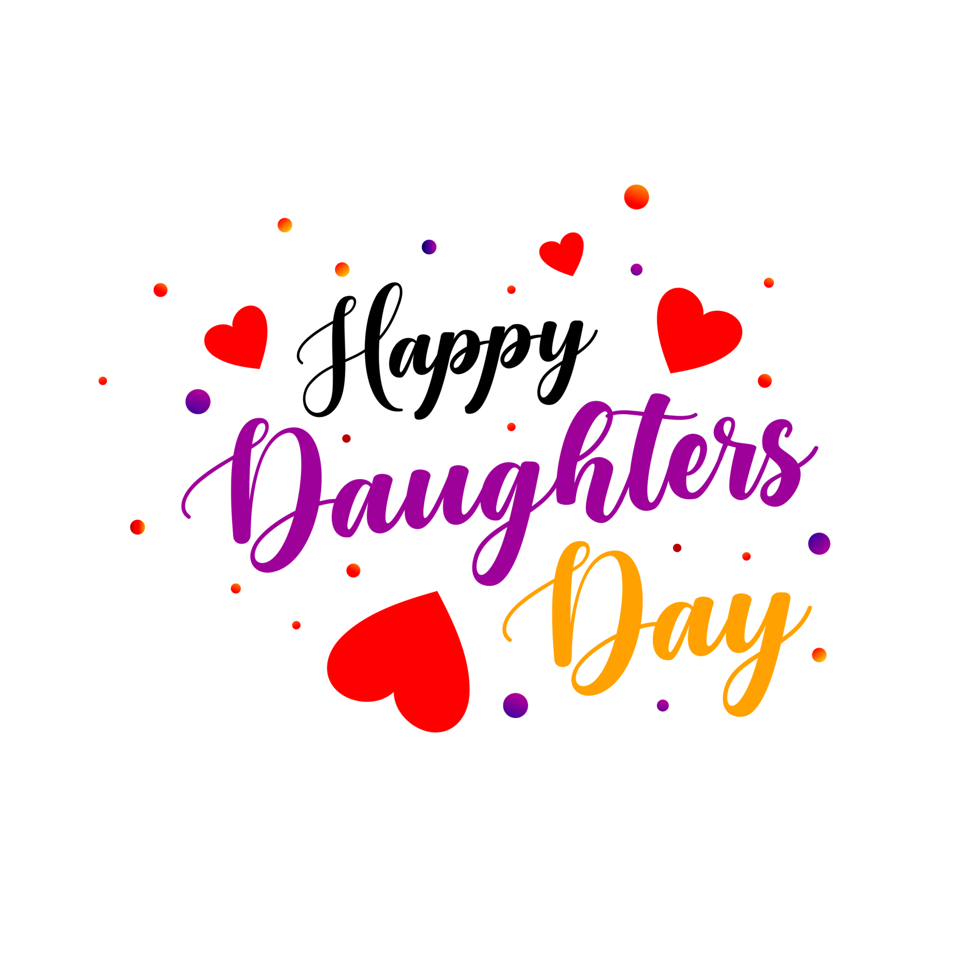 Happy Daughters Day, Happy Daughters Day Png 28542054 PNG