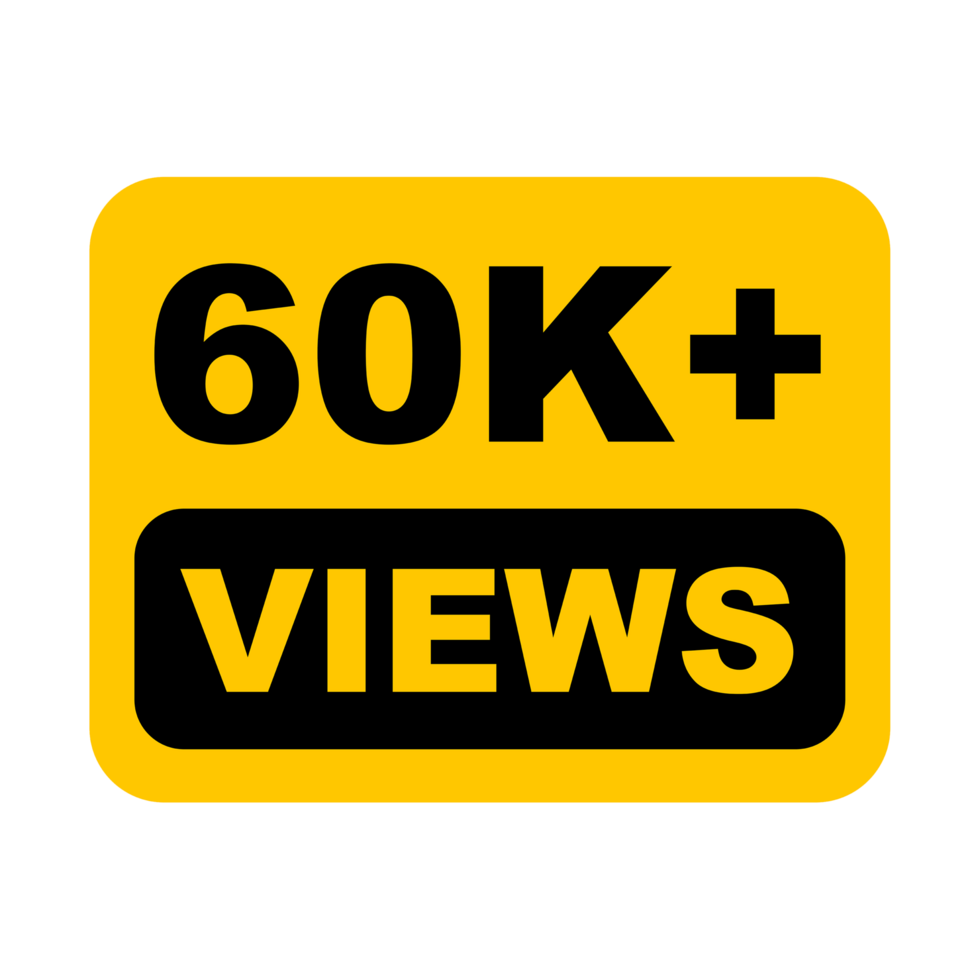 60k 60k Views 60k Views Png 28542077 PNG