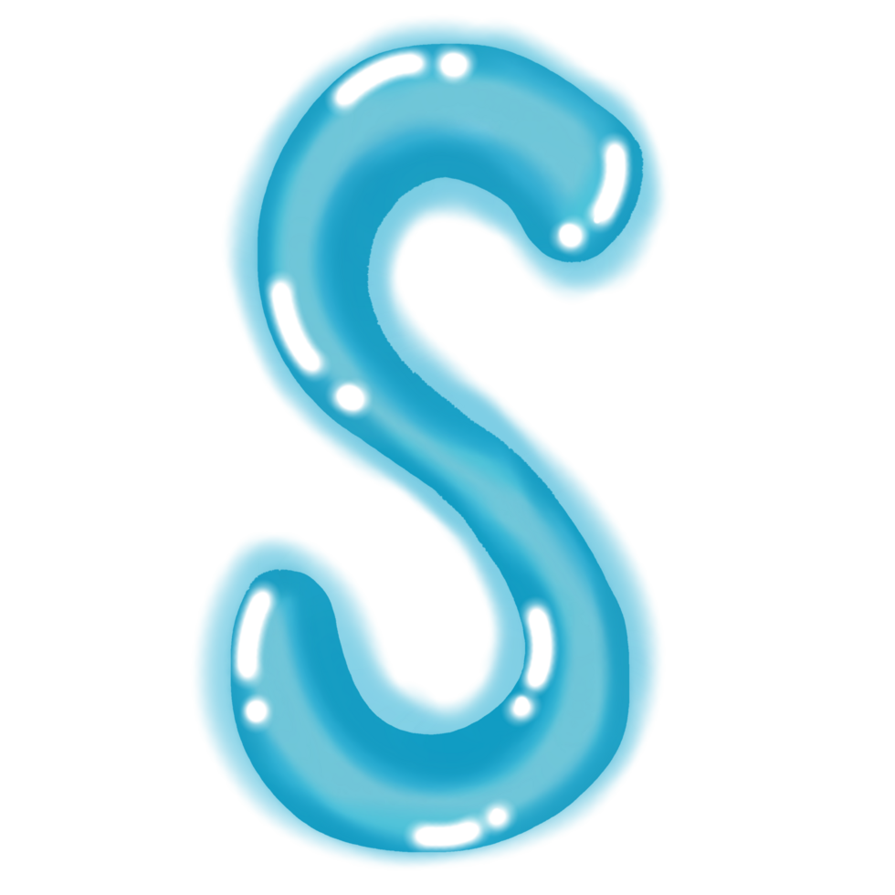 Colourful letters with a transparent background png
