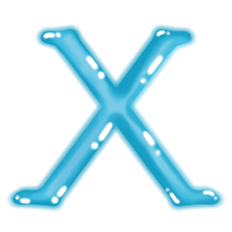 Colourful letters with a transparent background png