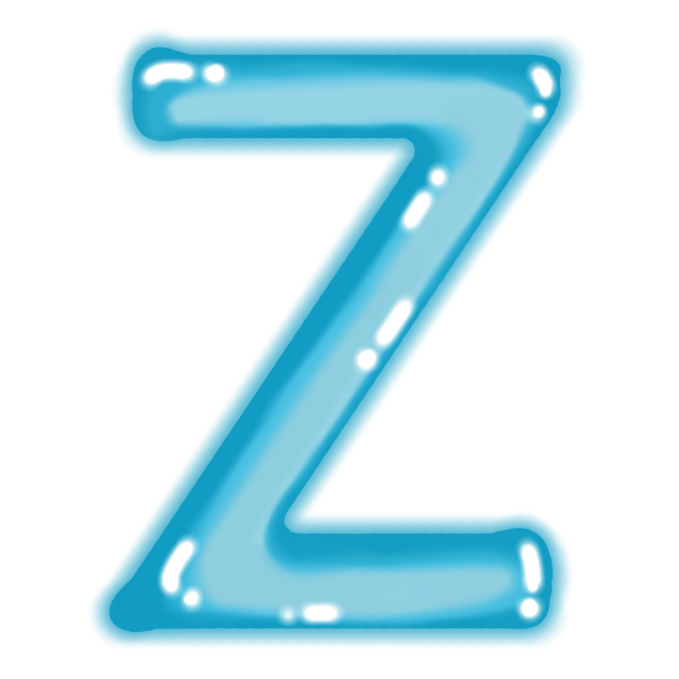 Colourful letters with a transparent background png
