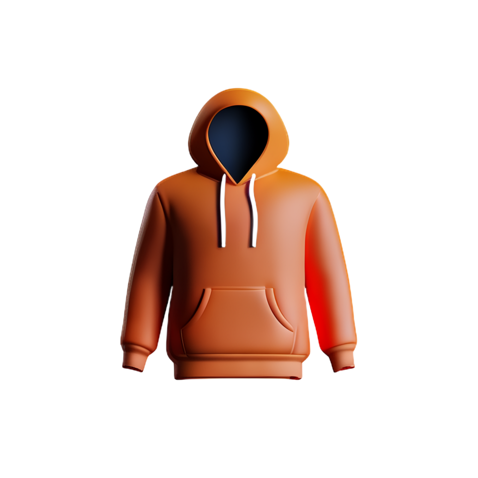 hoodie 3d rendering icon illustration png