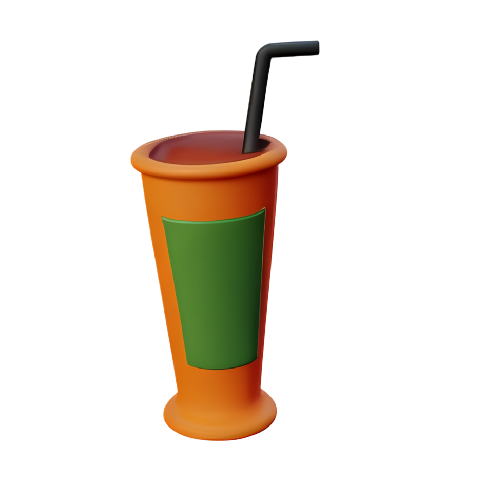 drink 3d rendering icon illustration png