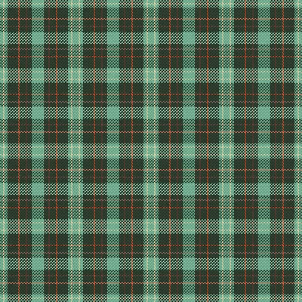 Tartan plaid pattern with texture. Vector illustration.